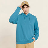Metersbonwe Autumn And Winter new  Multicolor comfort Sweatshirt men  Plus Velvet Knit Solid color Hooded Hoodies