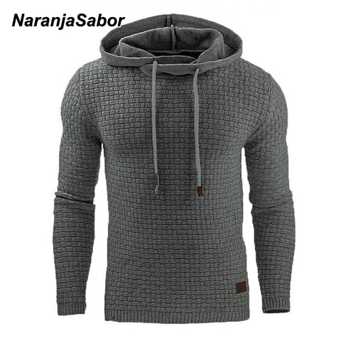 NaranjaSabor 2020 Autumn Men's Hoodies Slim Hooded Sweatshirts Mens Coats Male Casual Sportswear Streetwear Brand Clothing N461